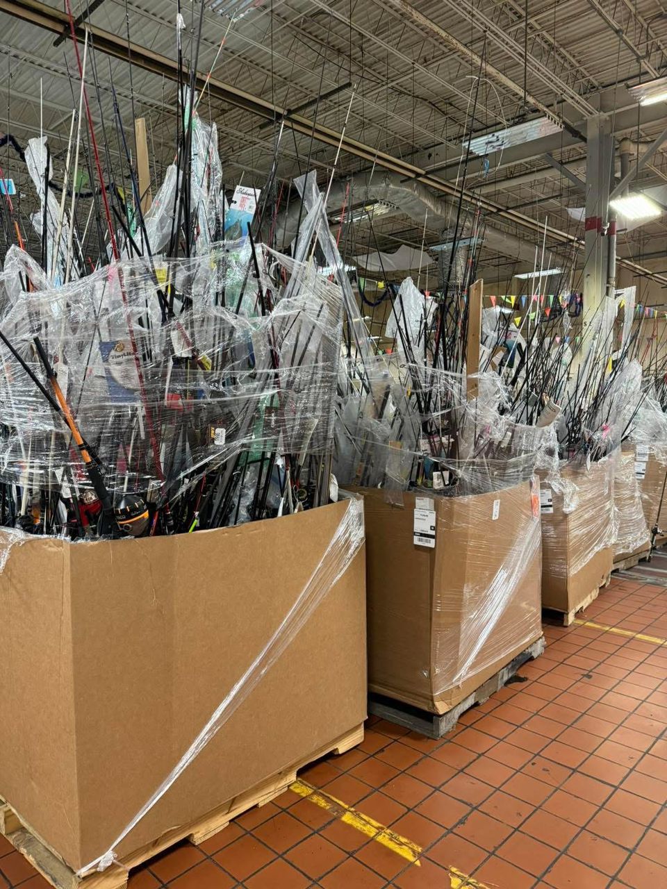 Hunting and Fishing Liquidation Pallets
