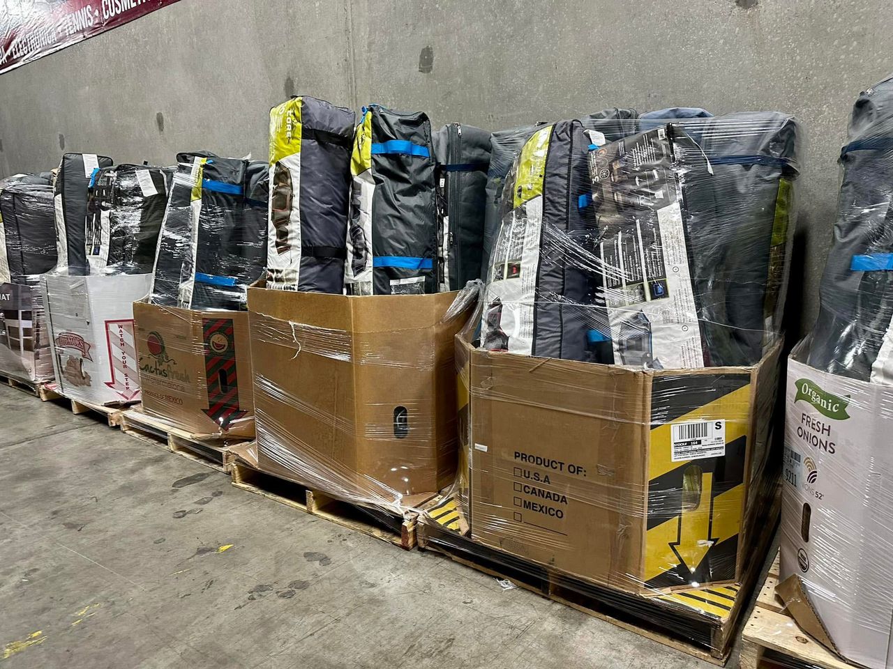 Rods and Reels Liquidation Pallets