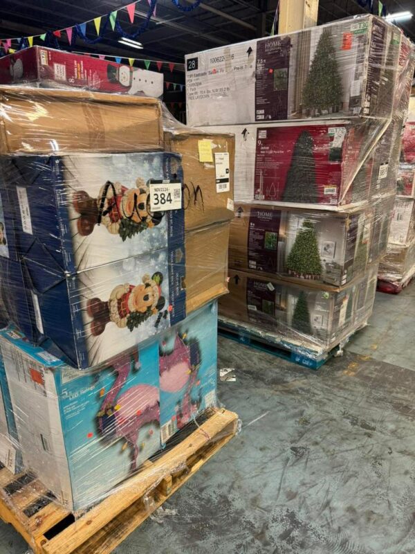 Christmas Decorations Liquidation Pallets  - Image 3